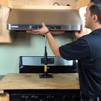 Kitchen Hood Installation